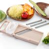 Benriner Mandoline Slicer with 4 Stainless Steel Blades Almond-9